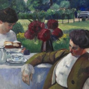 Affiche de l'exposition "Verzauberte Zeit / Temps enchantés" à la Kunsthalle de Hambourg
