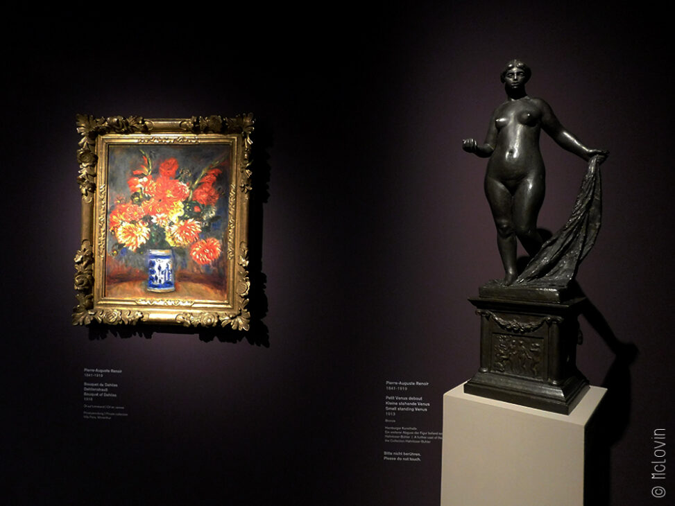 Oeuvres de Renoir dans l'exposition Verzauberte Zeit / Temps enchantés à la Kunsthalle de Hambourg