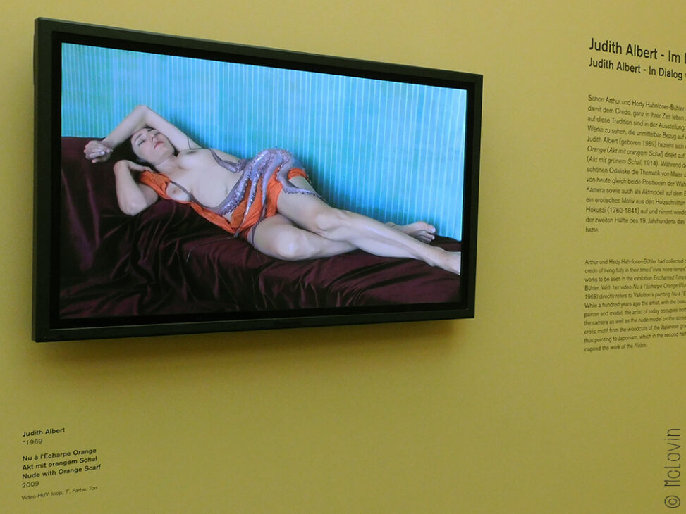 Nu à l'Echarpe Orange (2009) de Judith Albert