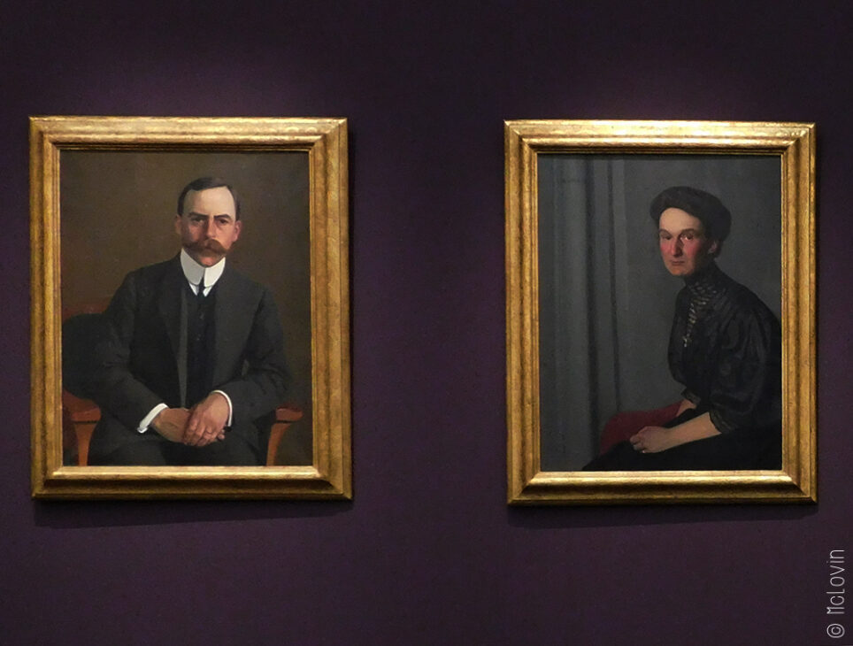 Portraits d'Arthur et Hedy Hahnloser-Bühler par Félix Vallotton