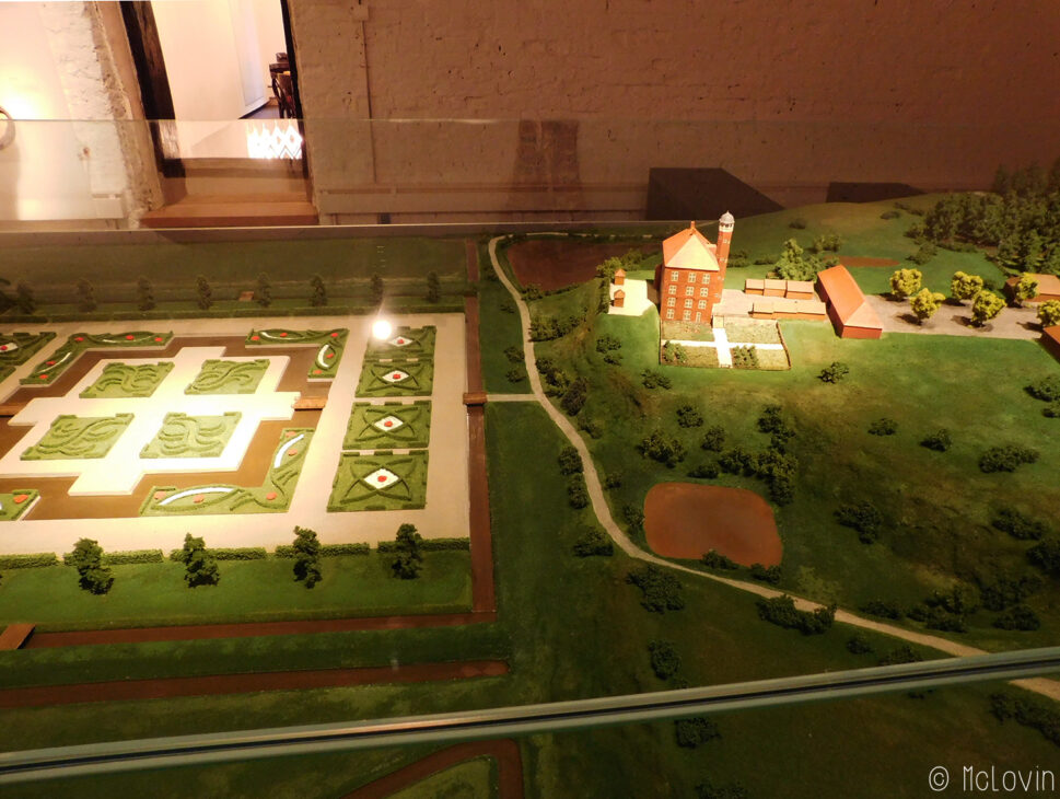 La maquette du Château d'Agathenburg