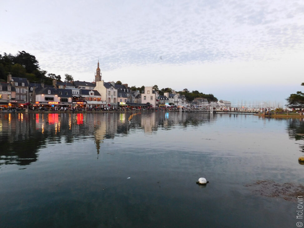Le port de Binic à marée haute