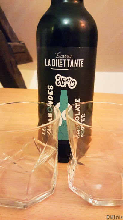 Une bouteille de Chocolate Porter de la brasserie La Dilettante