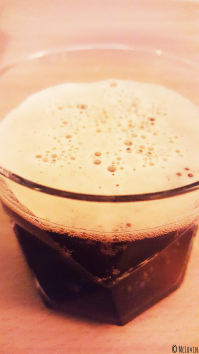 La Chocolate Porter de la brasserie La Dilettante qui mousse dans mon verre :)
