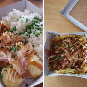 Takoyaki et okonomiyaki du restaurant japonais Oïshi Kata de Rennes