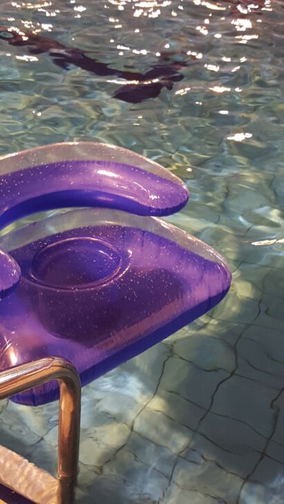 Siège gonflable au Good Morning Rennes #2 à la Piscine des Gayeulles