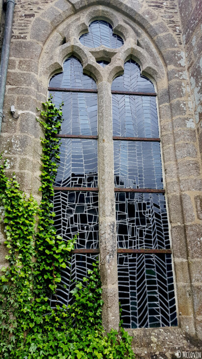 Les vitraux contemporains de l'abbaye Saint-Magloire de Léhon lors de l'Instameet Dinan Léhon 2016