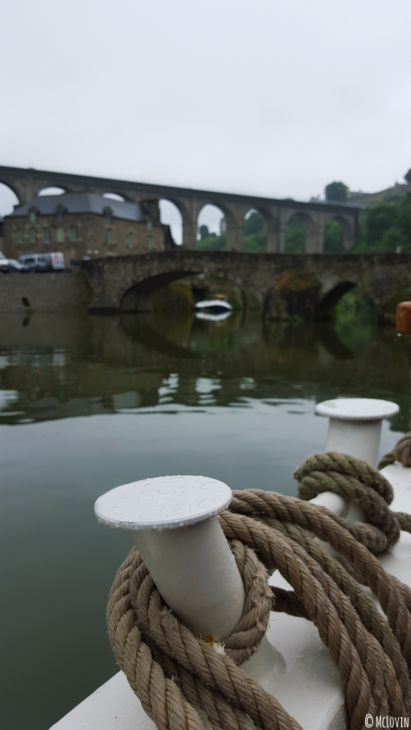 Le Jaman V démarre pour une croisière sur la Rance lors de l'Instameet Dinan Léhon 2016