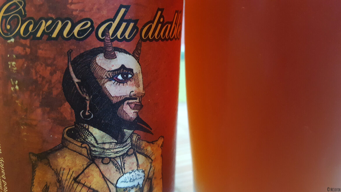 Etiquette et bière Corne du Diable de la brasserie canadienne et québécoise Dieu du Ciel !
