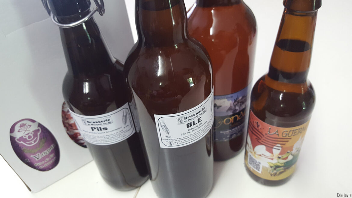 Mon choix de bières à La P'tite Chope, fête des bières locales à Hédé-Bazouges en octobre 2016