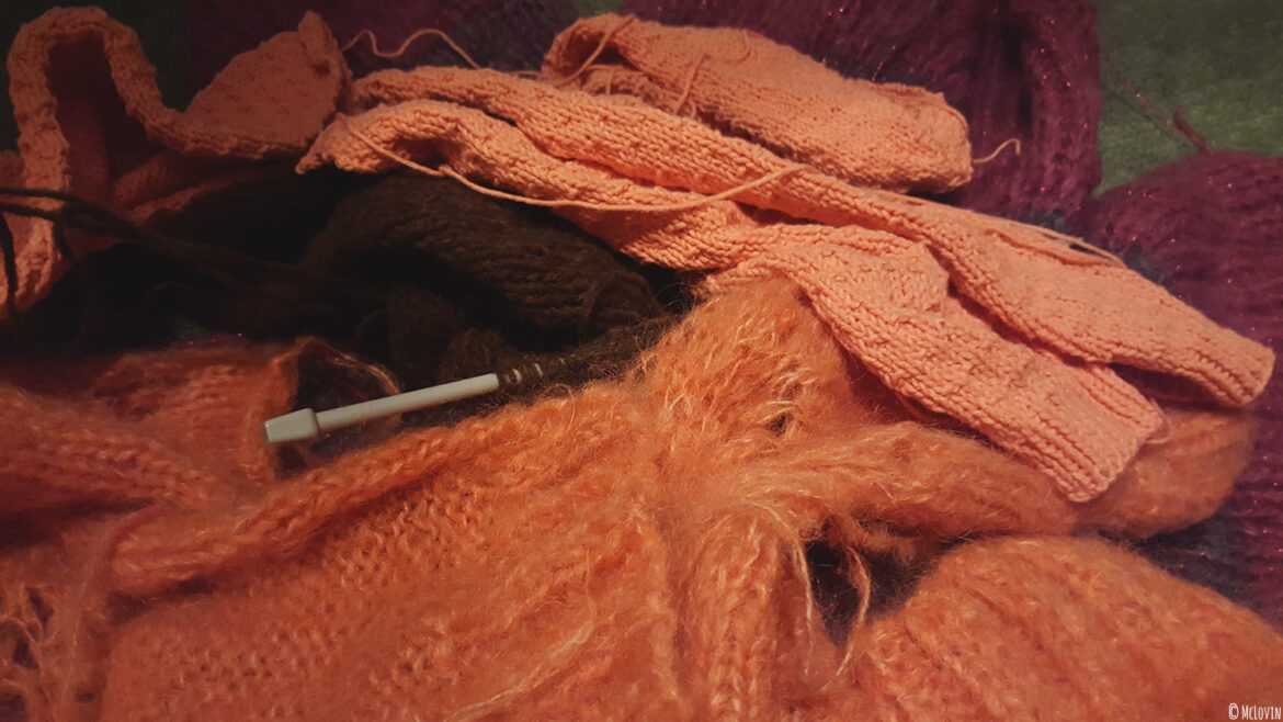 Mes pulls et autres tricots à assembler dès que possible...