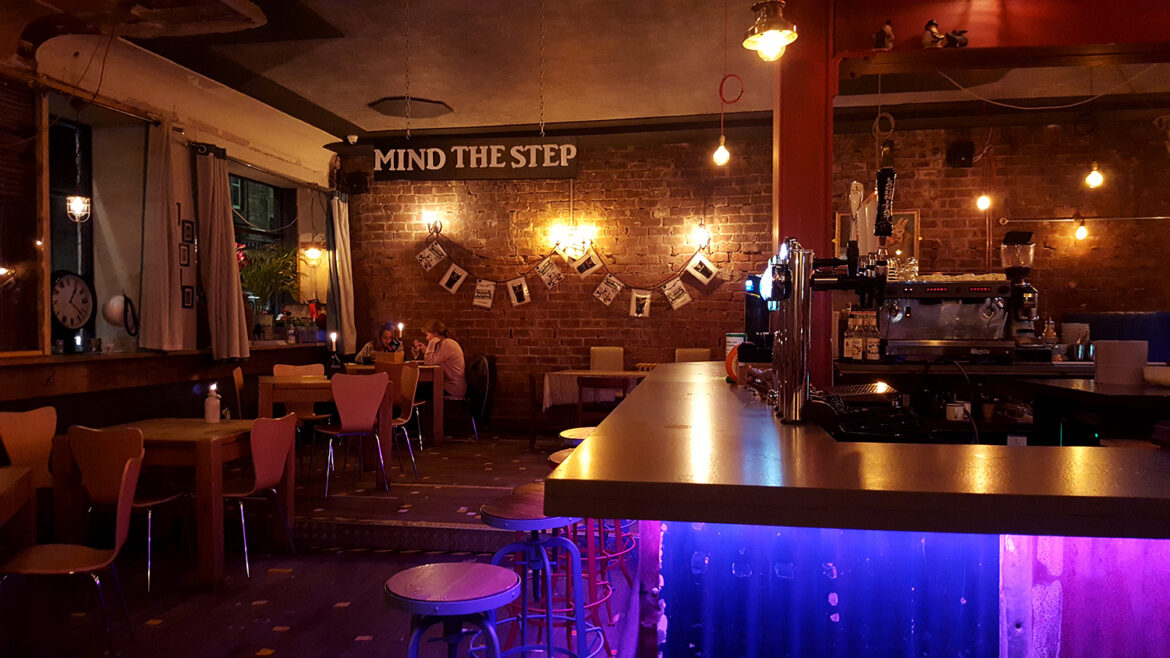 L'intérieur du pub Barrelhouse à Edimbourg en Ecosse où je me suis rendue pour rencontrer les tricoteuses du Town Mouse Knitting Club, club de tricot.