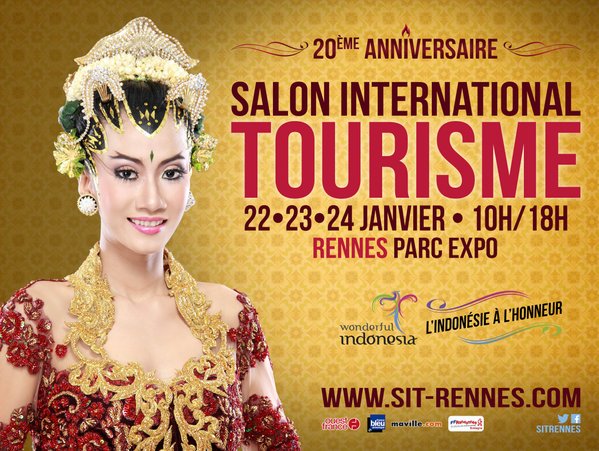 Affiche du Salon International du Tourisme de Rennes 2016