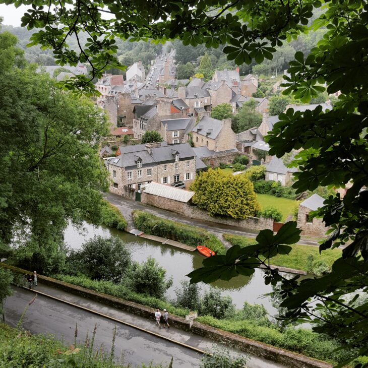 Photo Instagram de la vue sur le Port de Dinan depuis les remparts et le Jardin Anglais lors de l'Instameet Dinan Léhon 2016