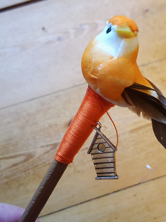 Pique à cheveux « Oiseau » DIY