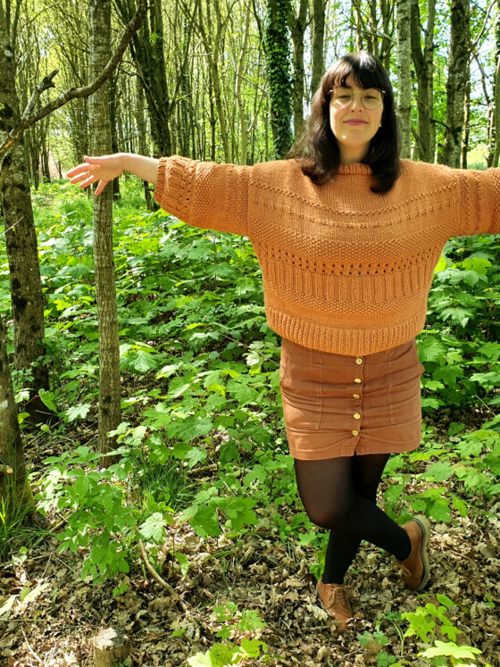 Tricot – Orange is the new pull de mi-saison