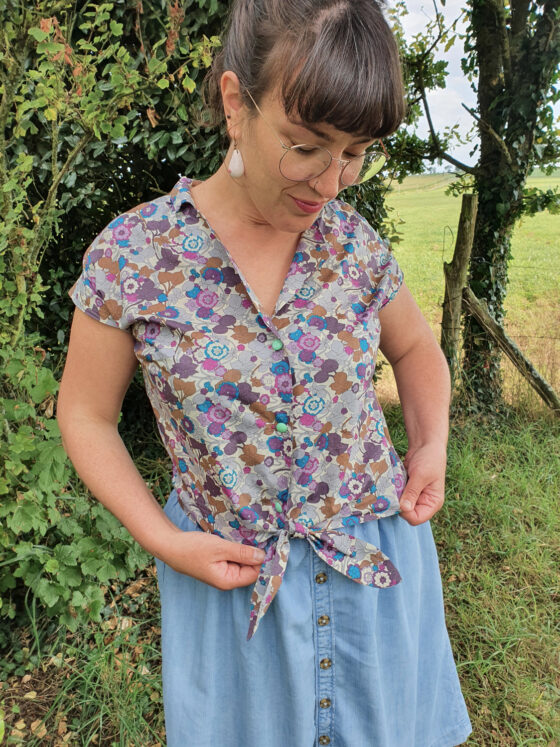 Couture- L&rsquo;été c&rsquo;est chemise nouée